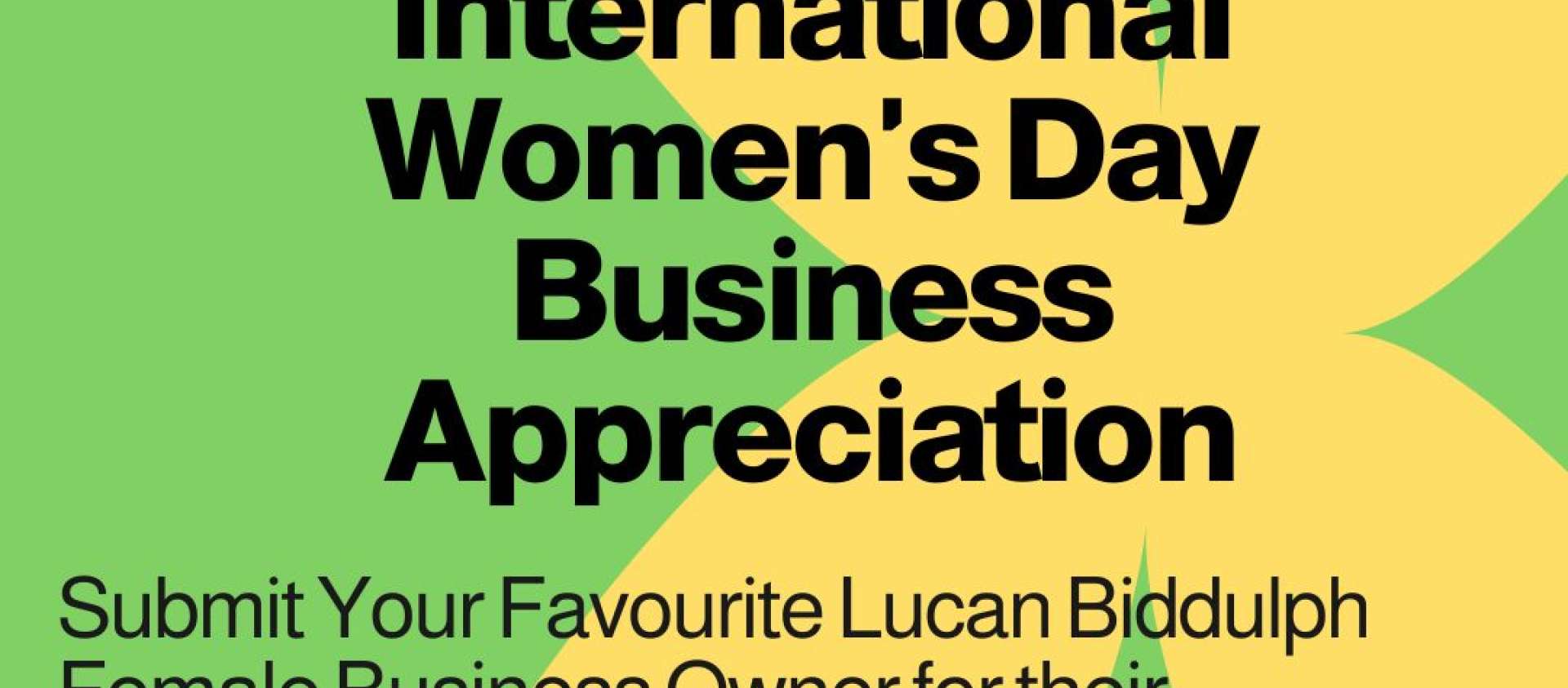 2023 Womens Business Appreciation Flyer