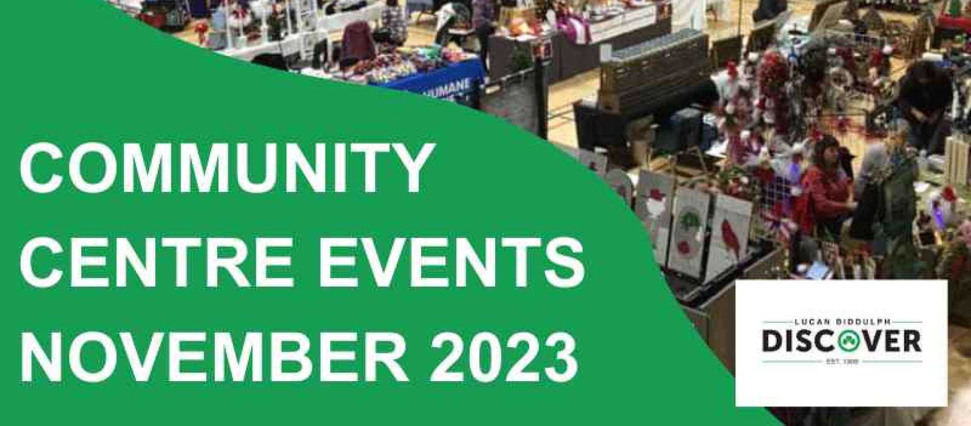 Community Centre Events November 2023