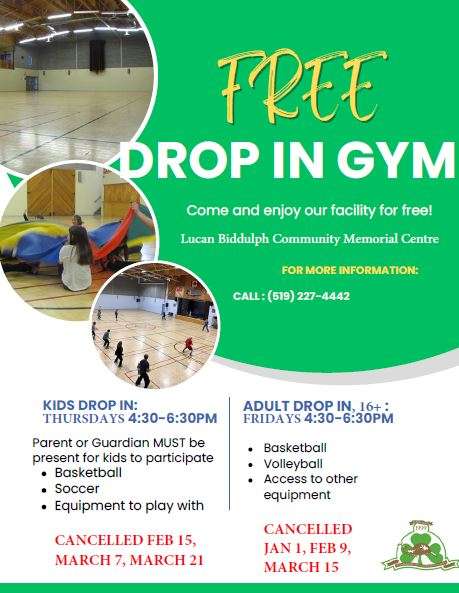 Kids and Adult drop in gym