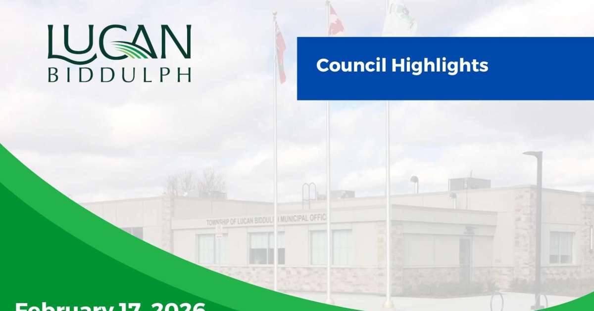 Lucan Lucan Biddulph Council Highlights February 17 2026 | Lucan-Biddulph