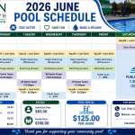 June Pool Schedule